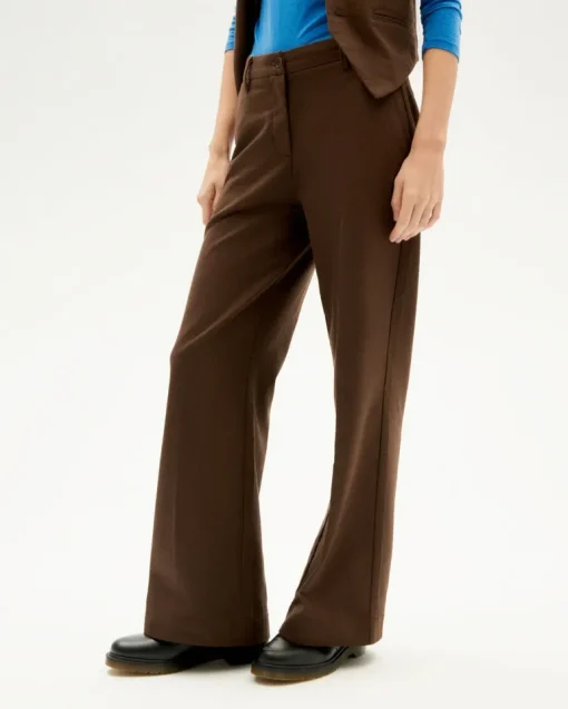 Hermione Housut Dark Brown<Thinking MU Clearance