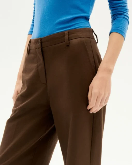 Hermione Housut Dark Brown<Thinking MU Clearance