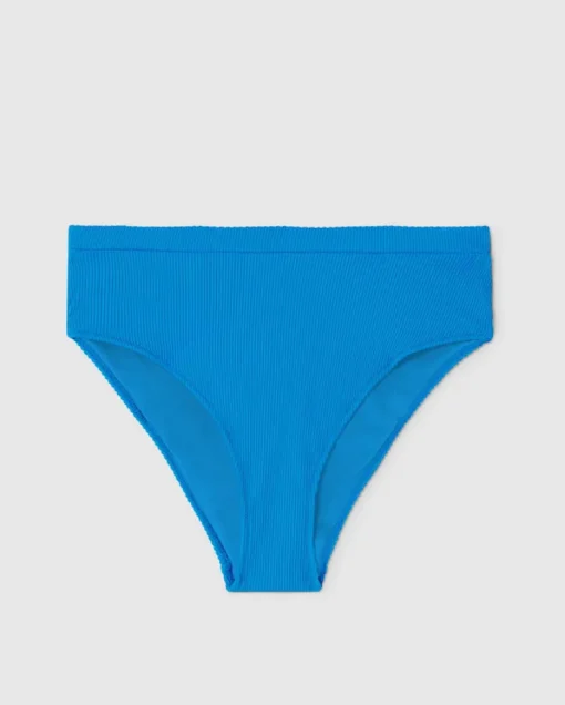 High Cut Bikinialaosa Turkoosinsininen Rib<UNDERSTATEMENT Cheap