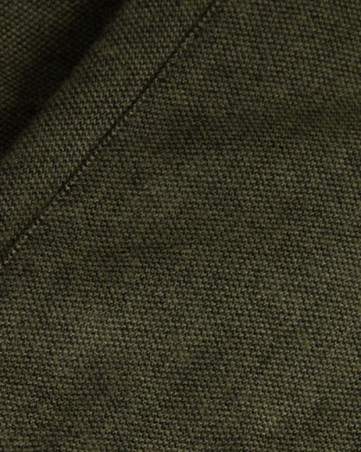 High Waist Flannel Pantalone Moss Green<Rotholz Best