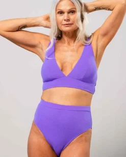 Highwaist Bikini Briefs Purple Rain<UNDERSTATEMENT Shop