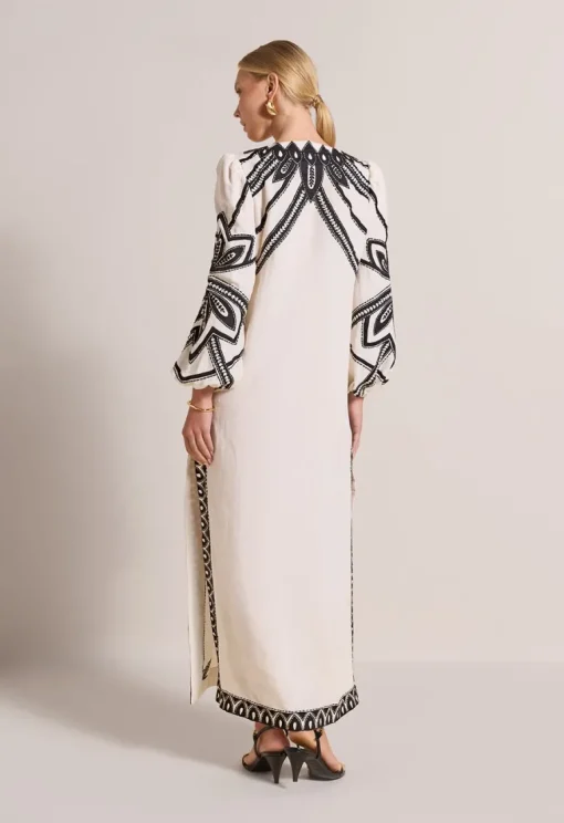 Hillary Kaftan Dress Antique White<Scarlett Poppies Cheap