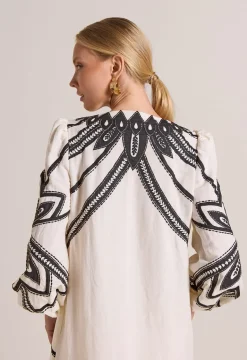 Hillary Kaftan Dress Antique White<Scarlett Poppies Cheap