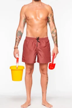 Honu Swim Shorts Red<Pura Clothing Fashion