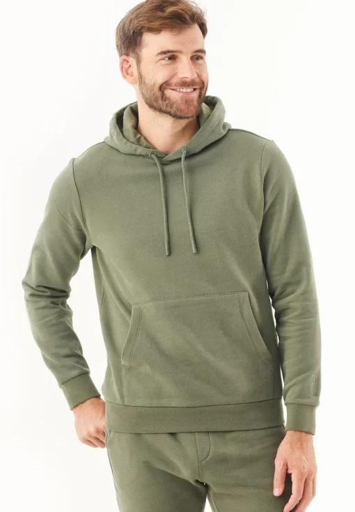 Hoolden Soft Touch Organic Cotton Hoodie Olive<ORGANICATION Fashion