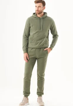 Hoolden Soft Touch Organic Cotton Hoodie Olive<ORGANICATION Fashion
