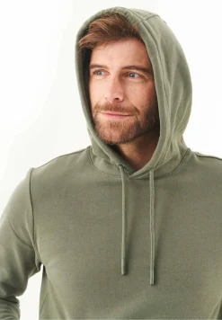 Hoolden Soft Touch Organic Cotton Hoodie Olive<ORGANICATION Fashion