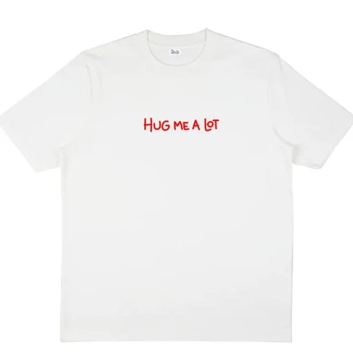 Hug Me T-Shirt White<RAIZ Hot