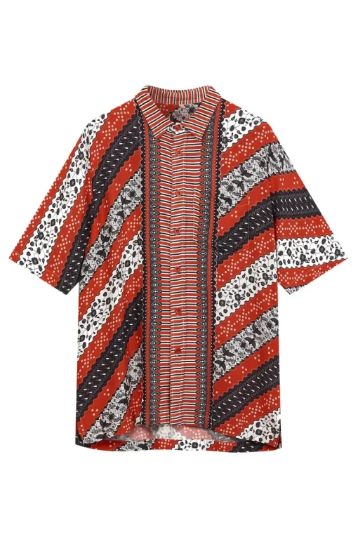 Hummingbird Shirt Poppy Red<KOMODO Outlet