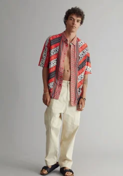 Hummingbird Shirt Poppy Red<KOMODO Outlet