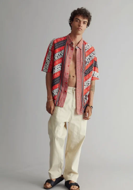 Hummingbird Shirt Poppy Red<KOMODO Outlet