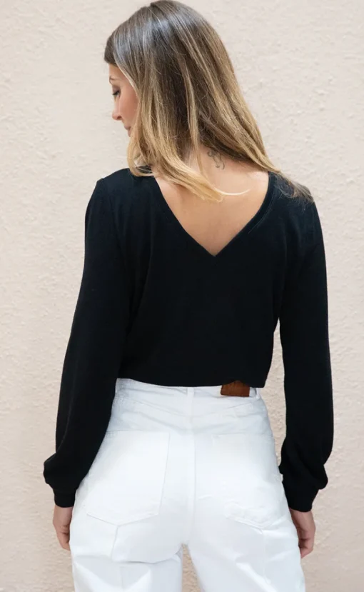 Idesia Reversible Blouse Black<Avani Sale