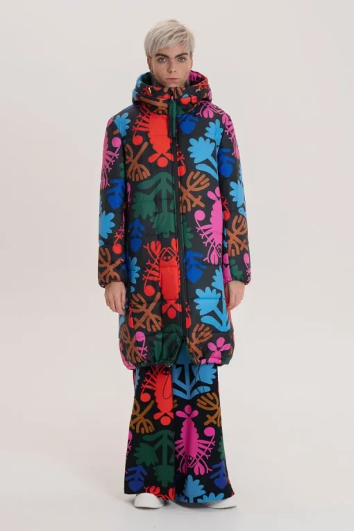 Ilus Puffer Coat Lobster<TOMCSANYI Store
