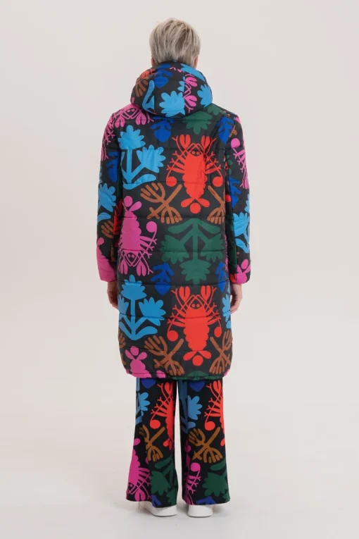 Ilus Puffer Coat Lobster<TOMCSANYI Store