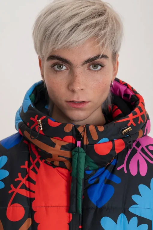 Ilus Puffer Coat Lobster<TOMCSANYI Store