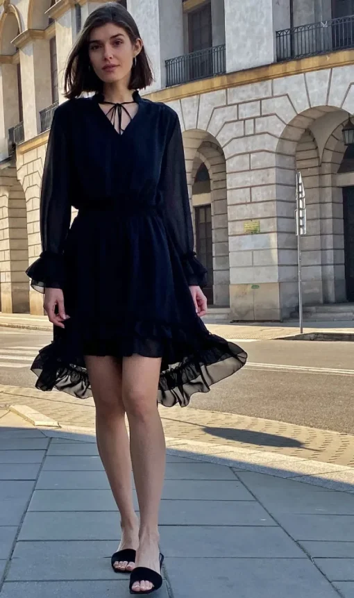 Ines Pikkumusta Mekko<Enteliér Best Sale
