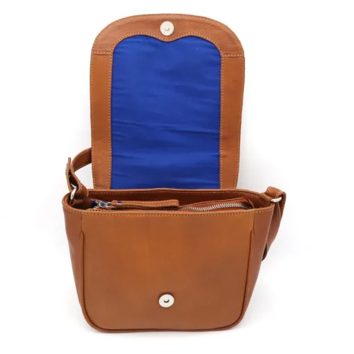 Irina Saddle Bag Cognac<LUMI Hot
