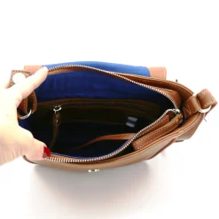 Irina Saddle Bag Cognac<LUMI Hot