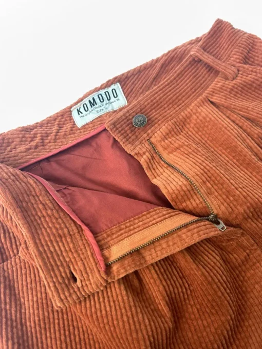 Itsuki Organic Cotton Corduroy Skirt Ginger<KOMODO Clearance
