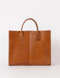 Jackie Classic Leather Bag Cognac Brown<O My Bag Best Sale