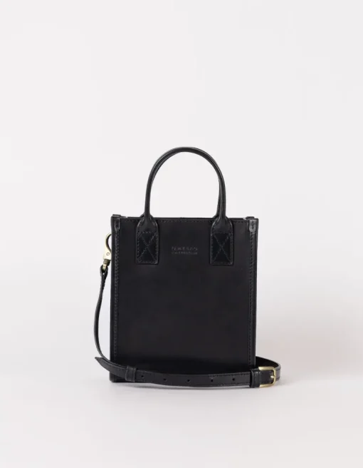 Jackie Classic Leather Mini Bag Black<O My Bag Fashion
