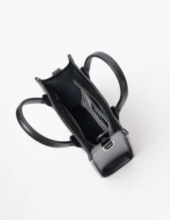 Jackie Classic Leather Mini Bag Black<O My Bag Fashion
