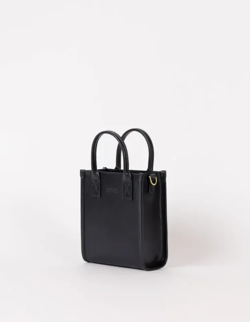 Jackie Classic Leather Mini Bag Black<O My Bag Fashion