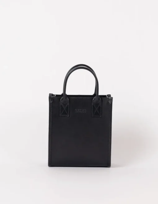 Jackie Classic Leather Mini Bag Black<O My Bag Fashion