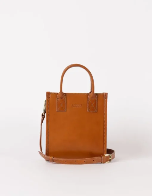 Jackie Classic Leather Mini Bag Cognac Brown<O My Bag Sale