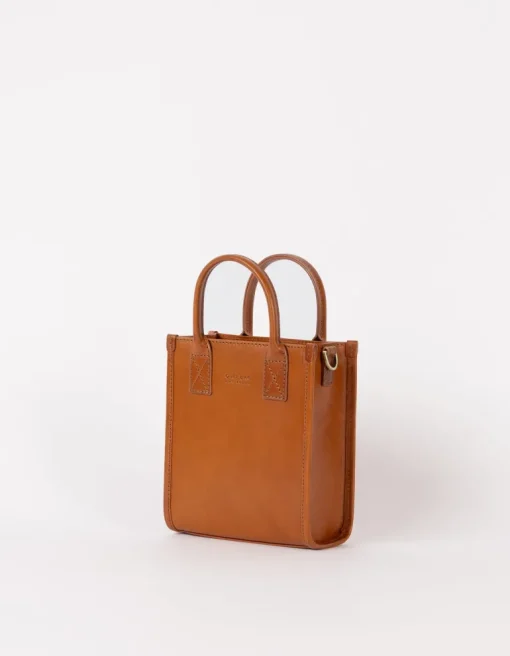 Jackie Classic Leather Mini Bag Cognac Brown<O My Bag Sale