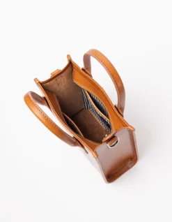 Jackie Classic Leather Mini Bag Cognac Brown<O My Bag Sale