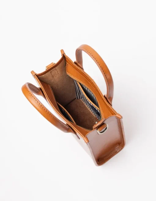 Jackie Classic Leather Mini Bag Cognac Brown<O My Bag Sale