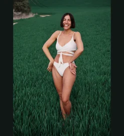 Jacquard Lin + Skyline Slim Bikini Set<Anekdot Sale
