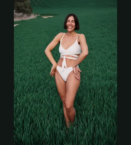 Jacquard Lin + Skyline Slim Bikini Set<Anekdot Sale