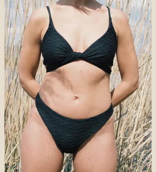 Jacquard Lin + Skyline Slim Bikini Set<Anekdot Sale