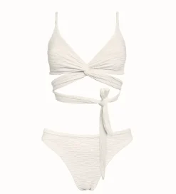 Jacquard Lin + Skyline Slim Bikini Set<Anekdot Sale