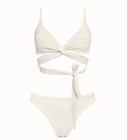 Jacquard Lin + Skyline Slim Bikini Set<Anekdot Sale