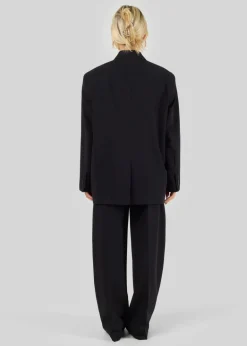 Jagger Double-Breasted Blazer Black<GUAJA. Best Sale
