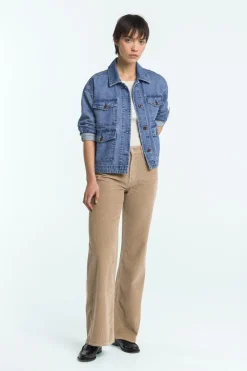Jane Jeans Silver Mink Beige<Kings Of Indigo Hot