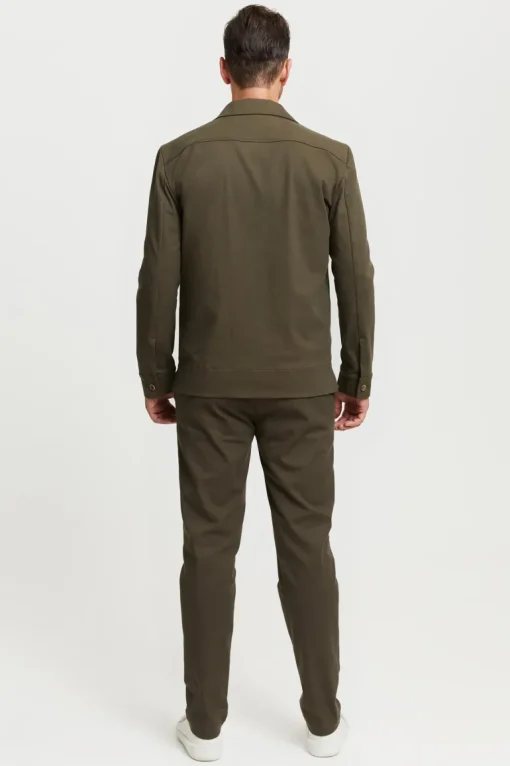Jesse Organic Cotton Overshirt Green<FRENN Clearance