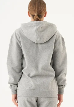 Junda Unisex Soft Touch Organic Cotton Sweat Jacket Grey Melange<ORGANICATION Shop