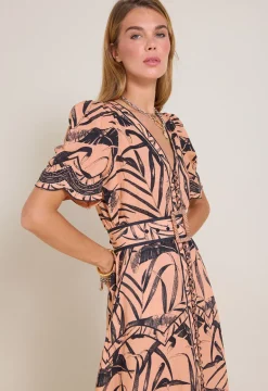 Jungle Euphoria Dress Blush<Scarlett Poppies Shop