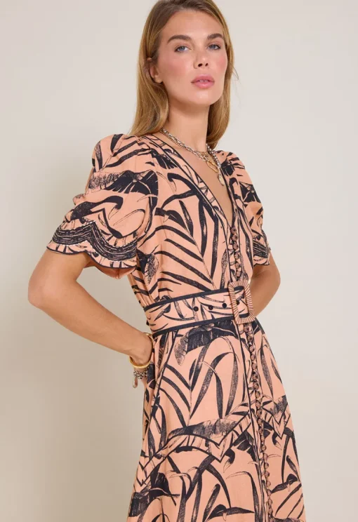 Jungle Euphoria Dress Blush<Scarlett Poppies Shop