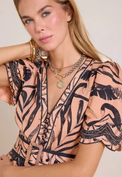 Jungle Euphoria Dress Blush<Scarlett Poppies Shop