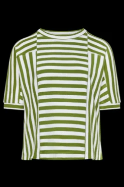 Juniper T-Shirt Striped Green<KOMODO Discount