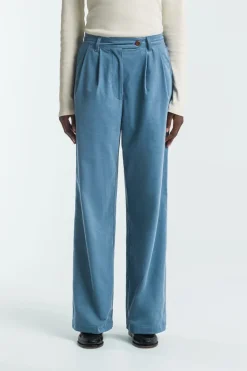 Junna Trousers Coronet Blue<Kings Of Indigo Best