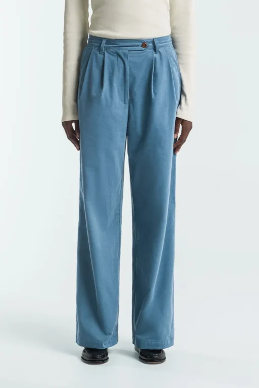 Junna Trousers Coronet Blue<Kings Of Indigo Best