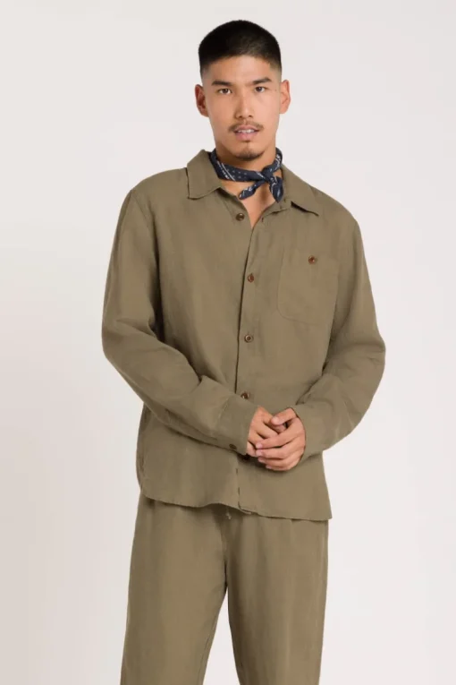 Juntoku Paita Ruskea<Kings Of Indigo Discount
