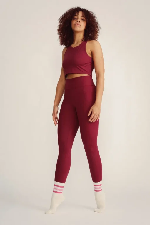 Urheiluleggingsit punainen<JUTELAUNE Store
