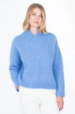 Kaamos Knit Sweater Blue<FALLA FINLAND Hot